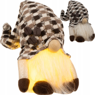 Santa Claus Gnome Gnome pod vianočný stromček Vianočné LED